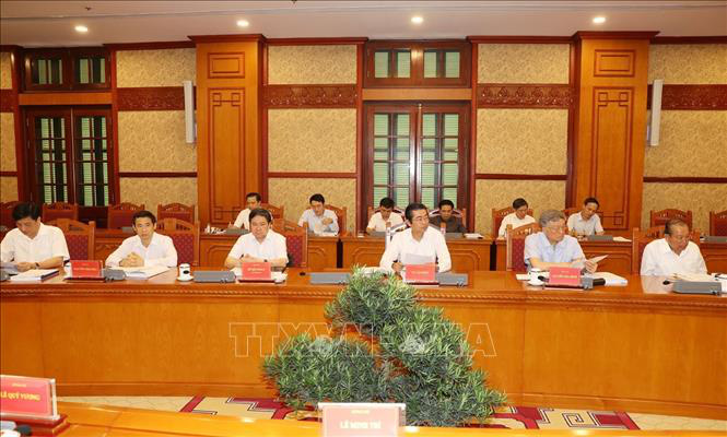 Tổng B&iacute; thư, Chủ tịch nước chủ tr&igrave; họp Thường trực Ban Chỉ đạo Trung ương ph&ograve;ng, chống tham nhũng - Ảnh 5.