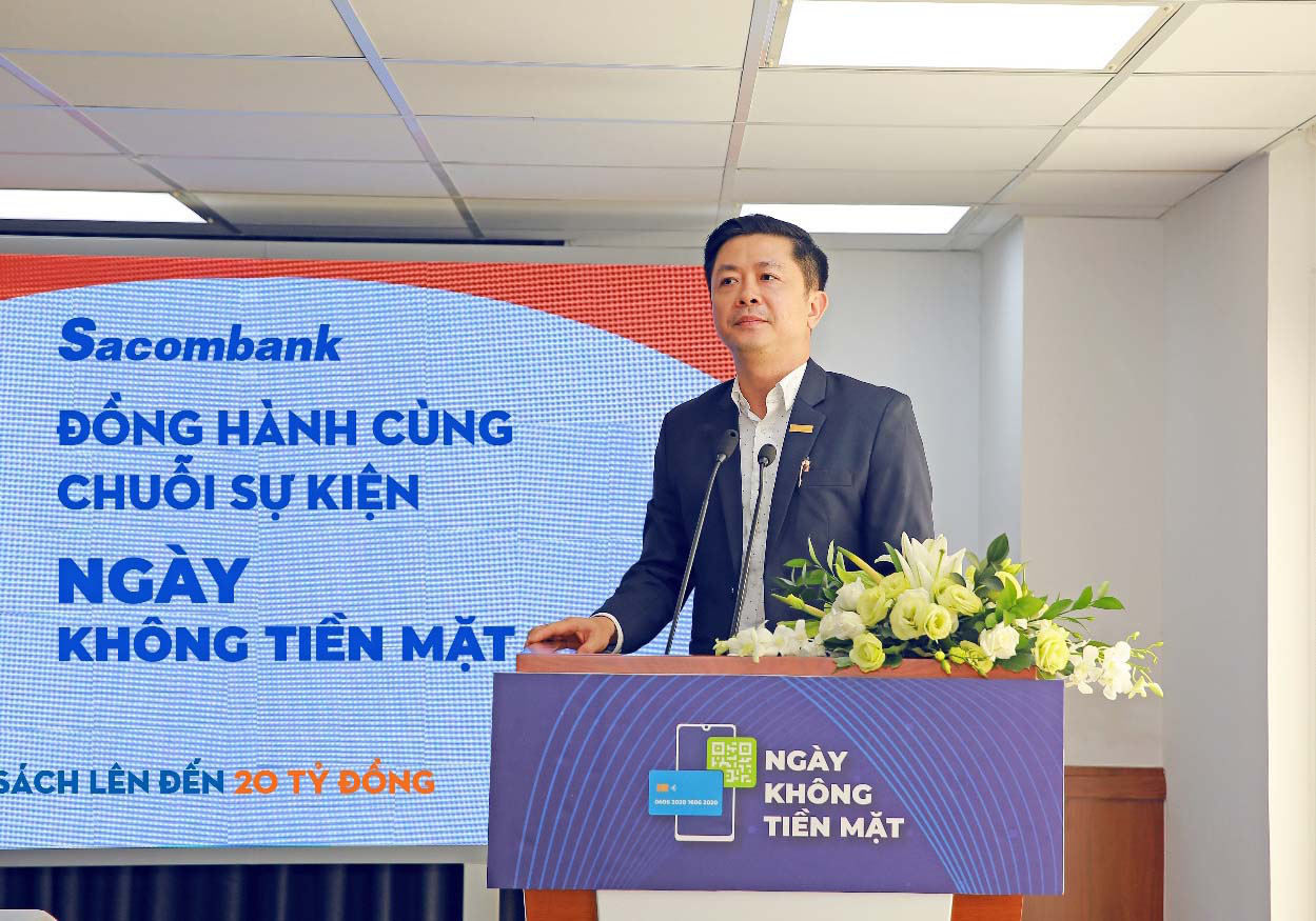 Sacombank đồng hành chuỗi sự kiện ngày không tiền mặt