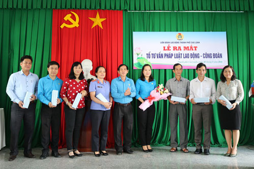 Đồng Tháp: Ra mắt Tổ tư vấn pháp luật lao động - Công đoàn