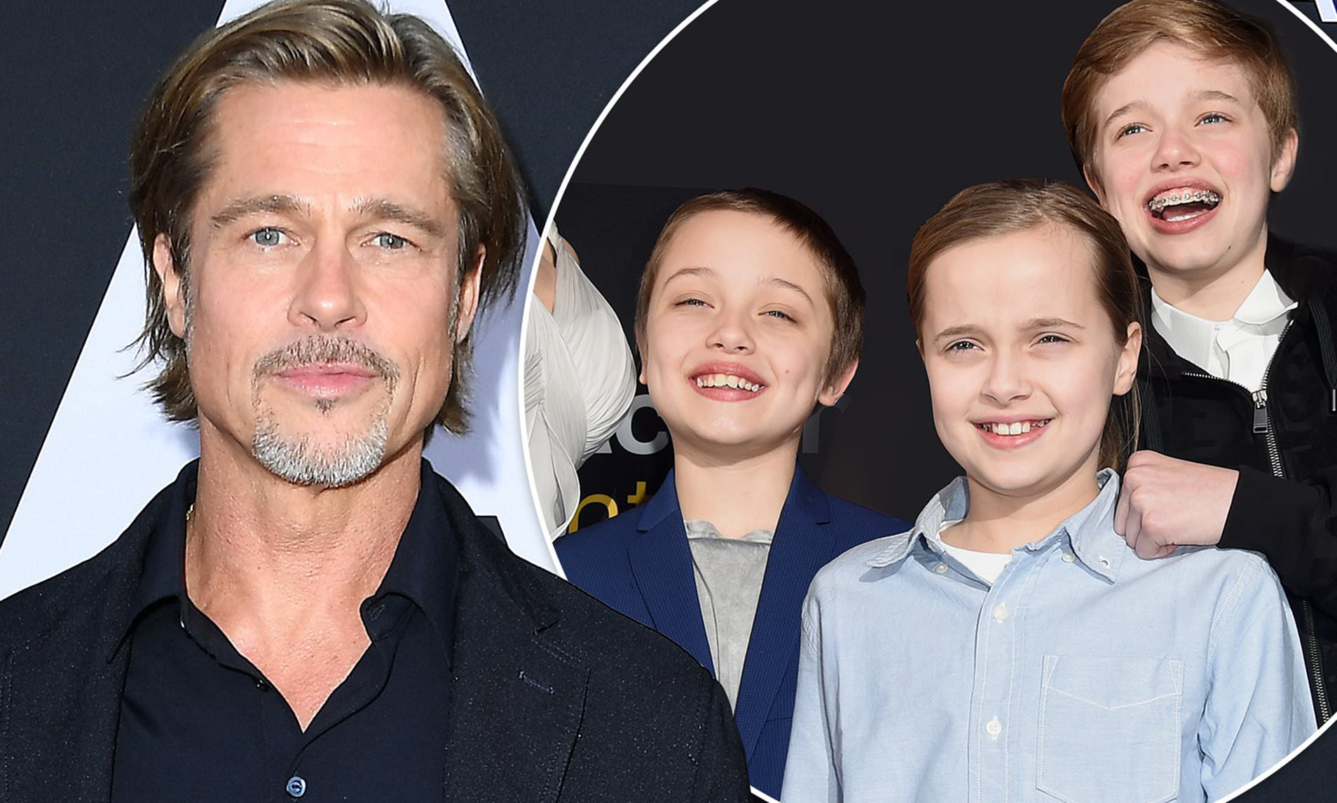Brad Pitt tụ hội Pax Thiên và các con - Ảnh 2.