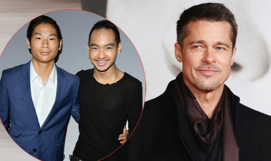 Brad Pitt tụ hội Pax Thiên và các con