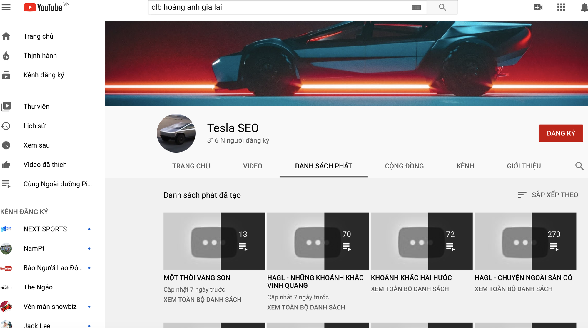 N&oacute;ng: V&igrave; sao k&ecirc;nh Youtube triệu view của HAGL đột ngột mất t&iacute;ch? - Ảnh 3.