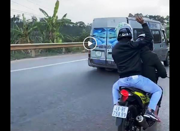 Triệu tập 3 phượt thủ rượt đuổi, ném đá xe khách trên Quốc lộ 20
