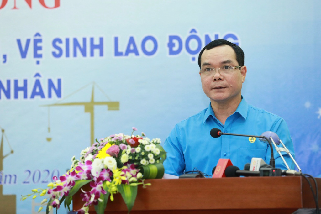 Ph&aacute;t động Th&aacute;ng C&ocirc;ng nh&acirc;n v&agrave; Th&aacute;ng h&agrave;nh động về an to&agrave;n, vệ sinh lao động năm 2020 - Ảnh 1.