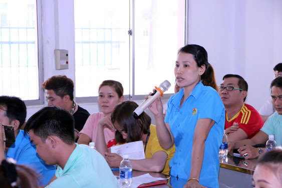 Bình Dương: Bảo đảm quyền lợi qua hội nghị người lao động