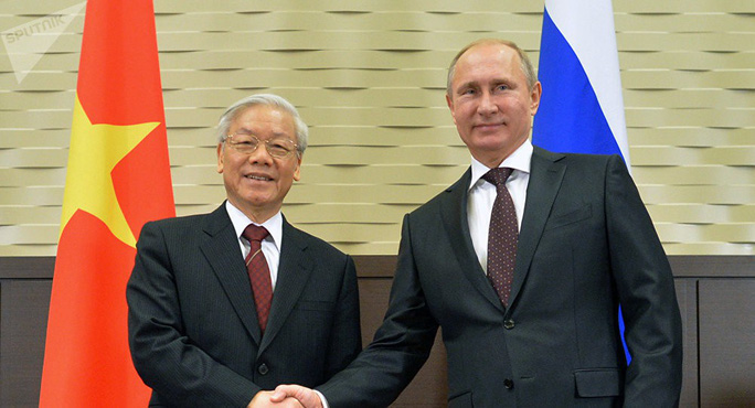 Tổng Bí thư, Chủ tịch nước gửi thư chúc mừng đến Tổng thống Nga Putin