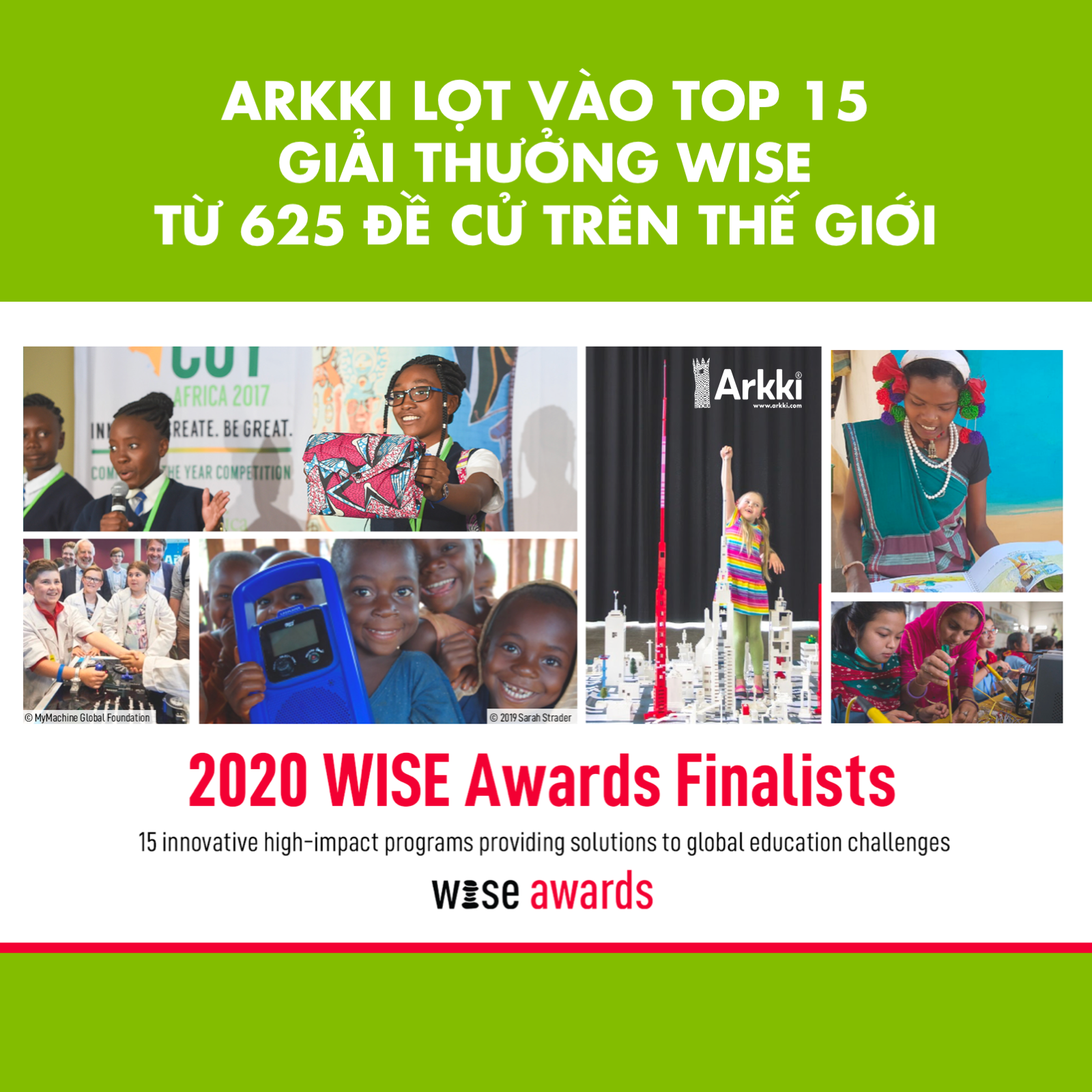 Học viện s&aacute;ng tạo Arkki lọt v&agrave;o top 15 Giải thưởng Gi&aacute;o dục to&agrave;n cầu WISE 2020 - Ảnh 1.