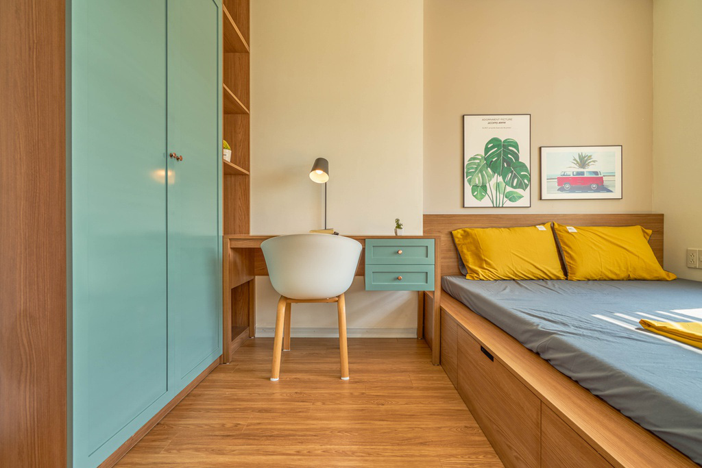Căn hộ phong c&aacute;ch colour block với 330 triệu đồng - Ảnh 8.