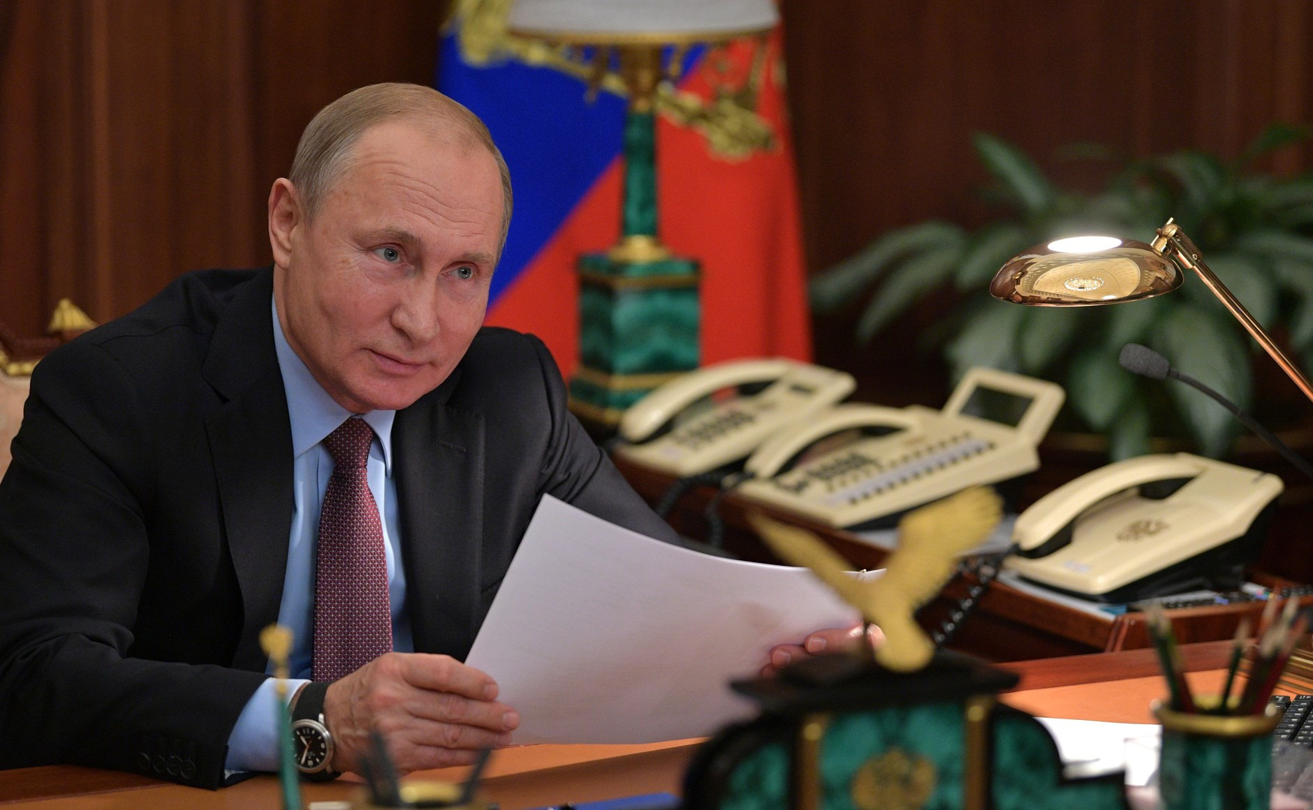 Tổng B&iacute; thư, Chủ tịch nước Nguyễn Ph&uacute; Trọng điện đ&agrave;m với Tổng thống Nga Putin - Ảnh 10.