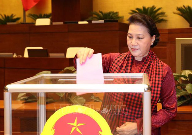 Chủ tịch Quốc hội Nguyễn Thị Kim Ng&acirc;n l&agrave;m Chủ tịch Hội đồng Bầu cử quốc gia - Ảnh 1.