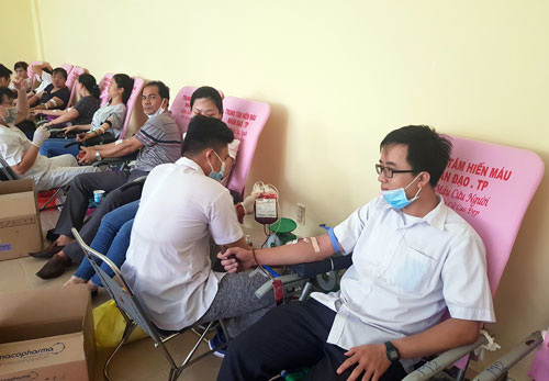 Hơn 500 đoàn viên hiến máu cứu người