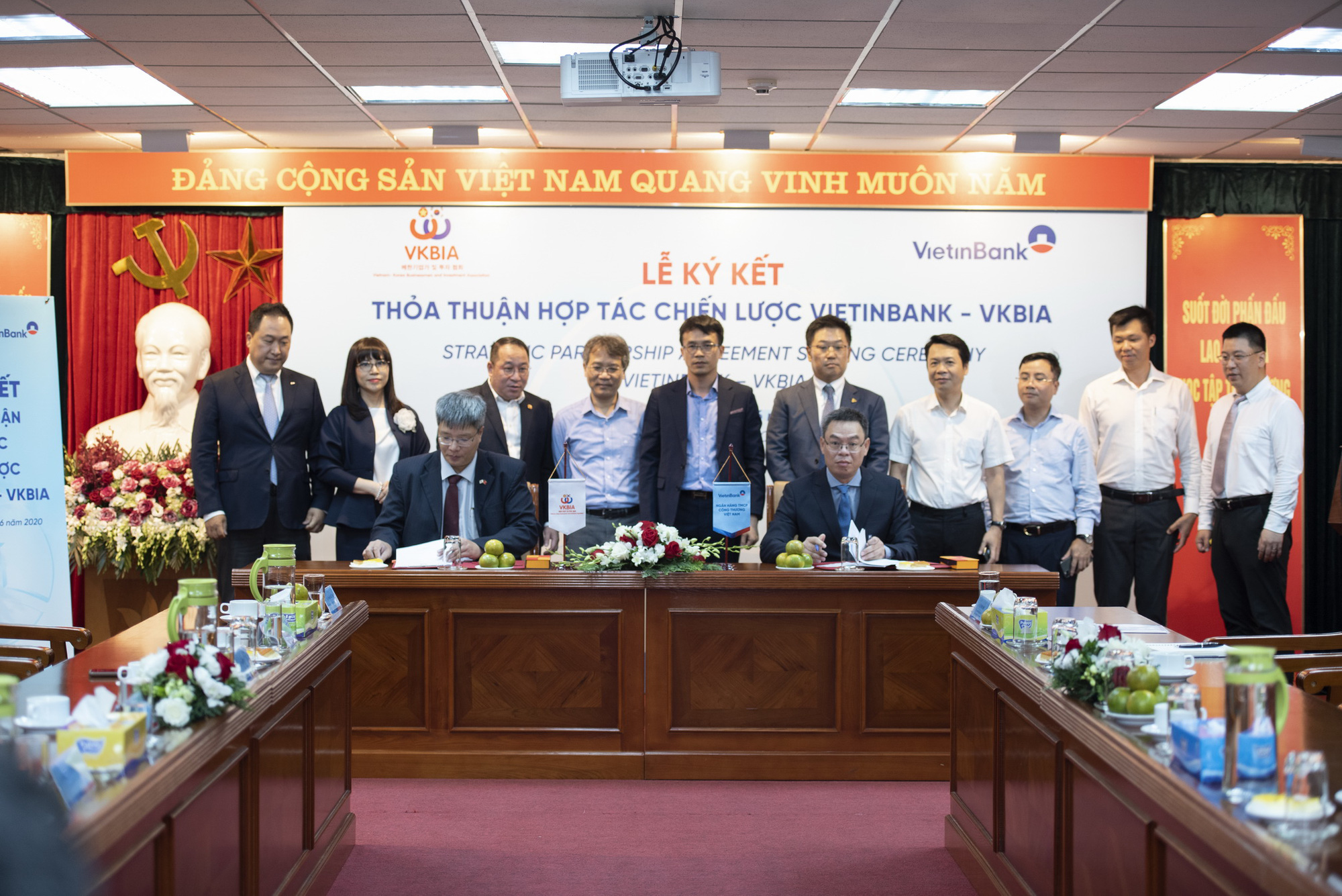 Ra mắt văn ph&ograve;ng Hiệp hội Doanh nh&acirc;n v&agrave; đầu tư Việt Nam &ndash; H&agrave;n Quốc tại Việt Nam. - Ảnh 3.