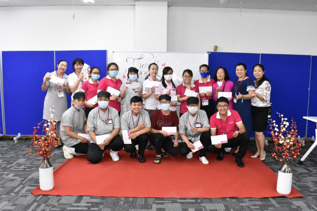 AEON Việt Nam s&aacute;t c&aacute;nh c&ugrave;ng người lao động vượt qua kh&oacute; khăn m&ugrave;a dịch - Ảnh 2.