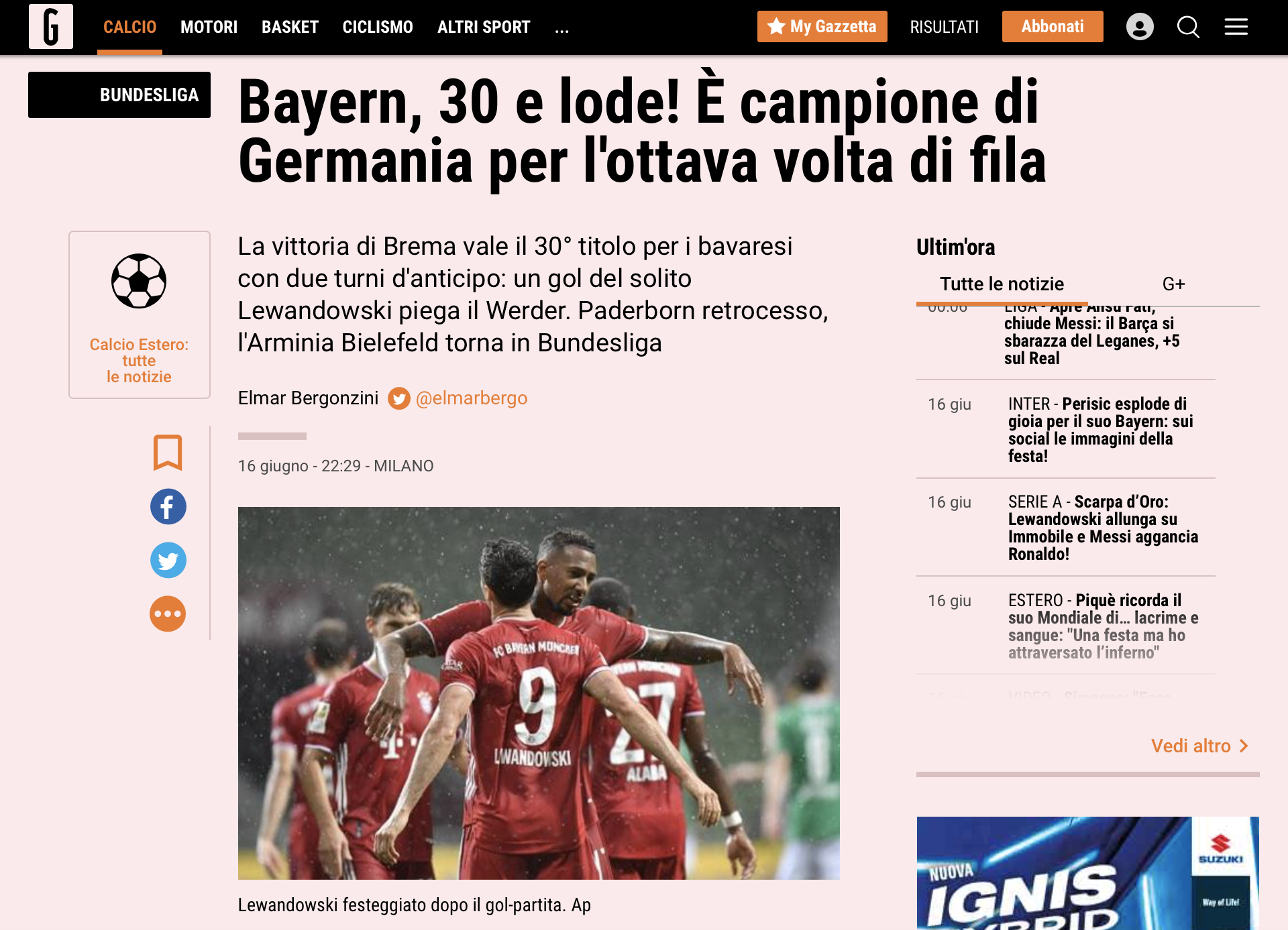 B&aacute;o ch&iacute; thế giới th&aacute;n phục kỳ t&iacute;ch 8 ng&ocirc;i v&ocirc; địch của Bayern Munich - Ảnh 8.