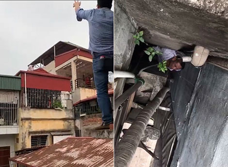 Kẻ sát nhân phi thân ào ào qua hàng loạt nóc nhà