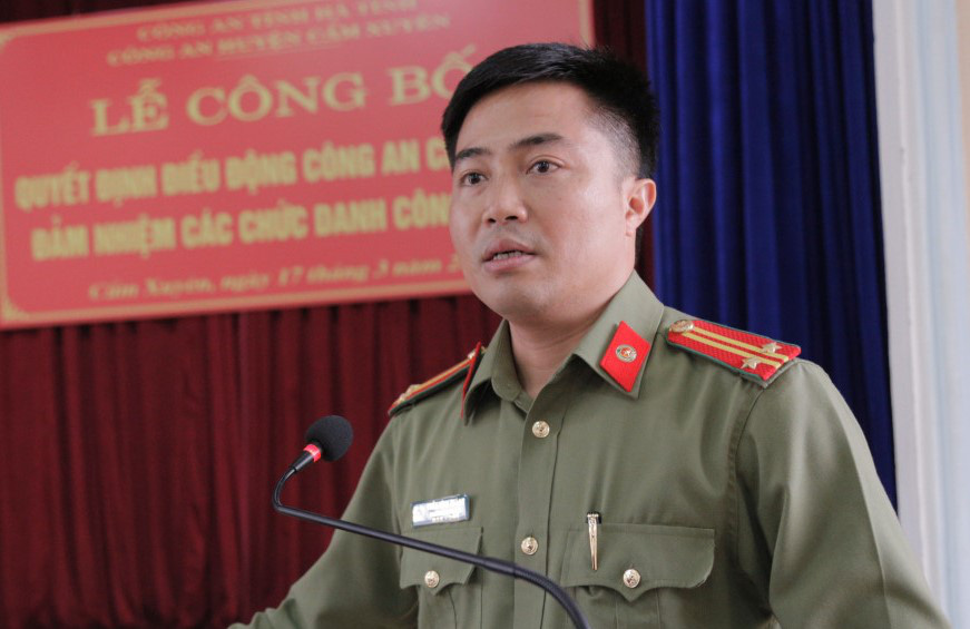 Ủy ban Kiểm tra Tỉnh ủy Hà Tĩnh kỷ luật cảnh cáo một trung tá công an