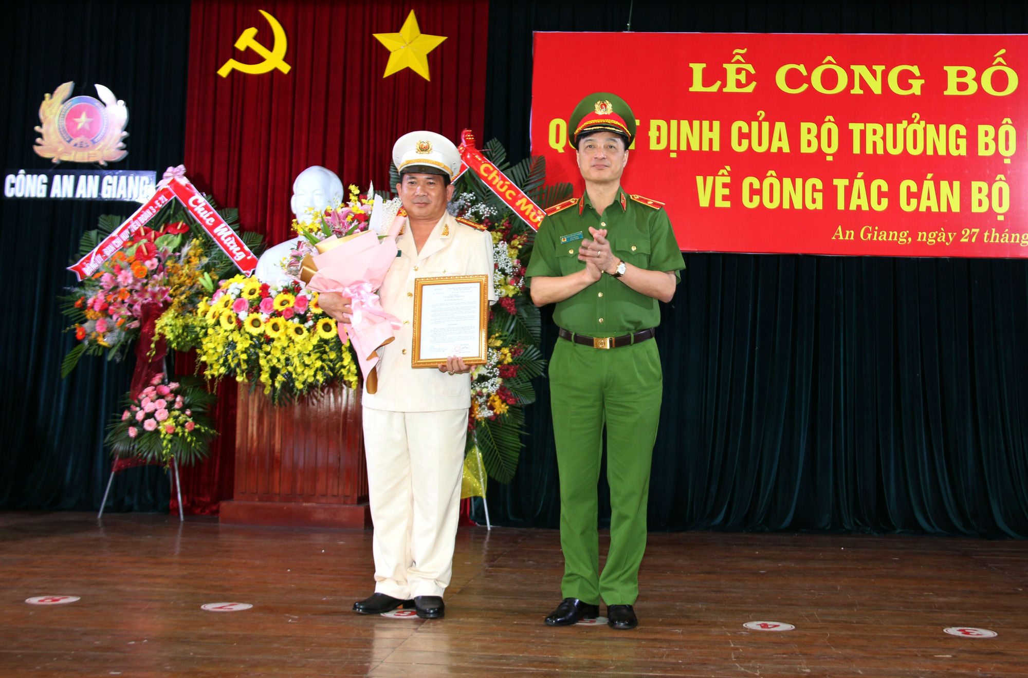 Công an An Giang có tân giám đốc 44 tuổi, đến từ Cần Thơ - Ảnh 1.
