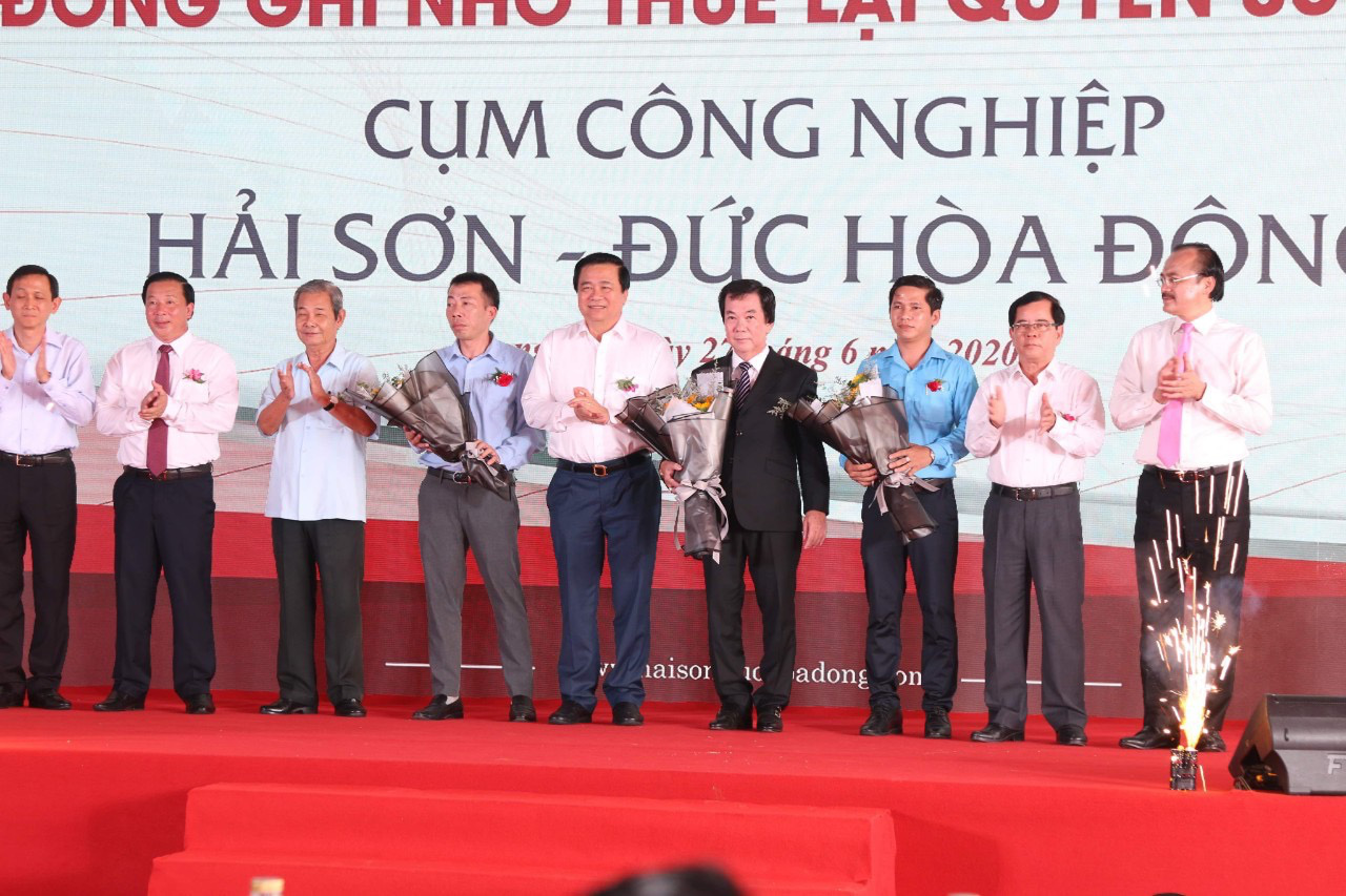 Khởi công Cụm Công Nghiệp Hải Sơn ở Đức Hòa- Long An - Ảnh 1.