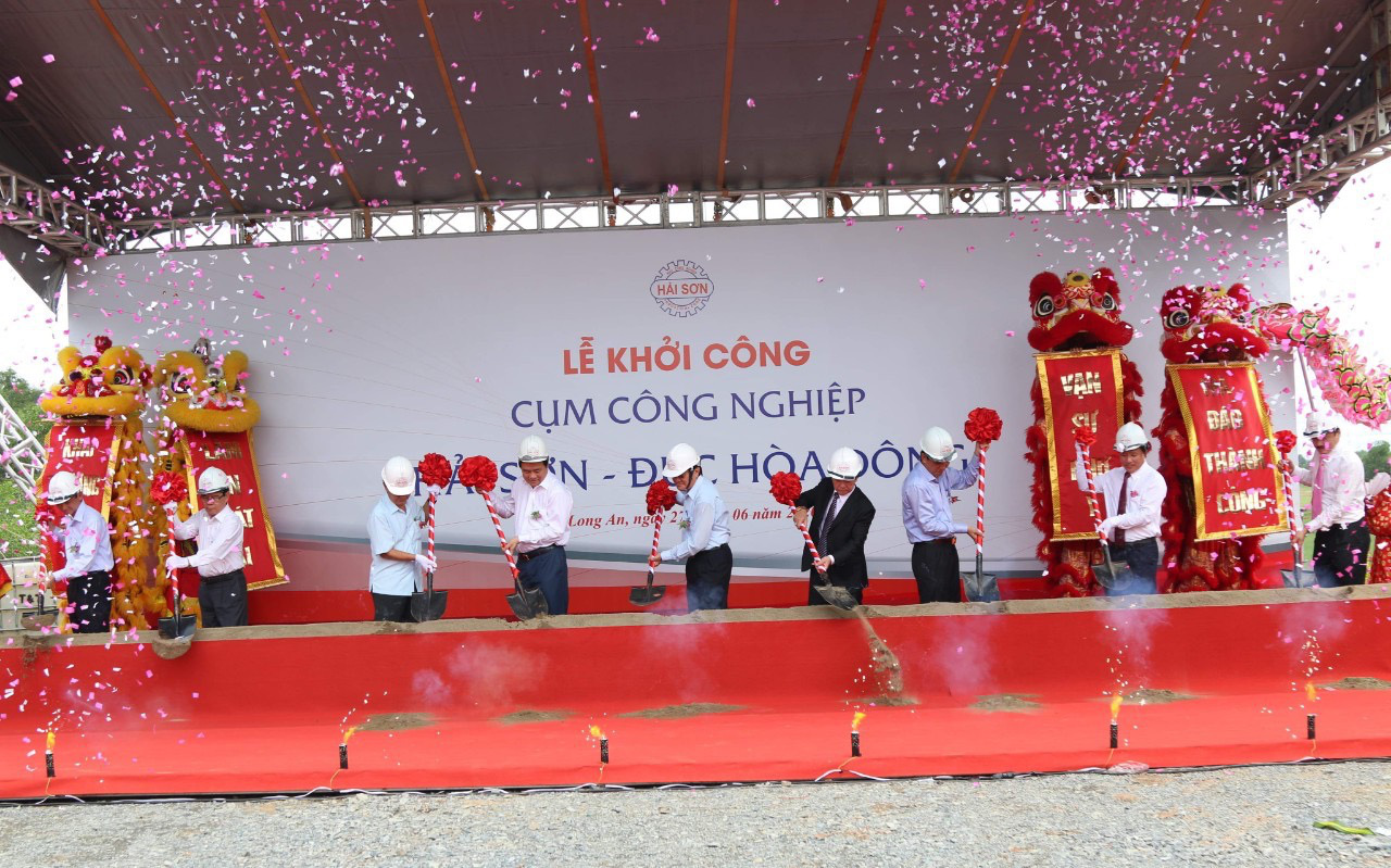 Khởi công Cụm Công Nghiệp Hải Sơn ở Đức Hòa- Long An - Ảnh 2.