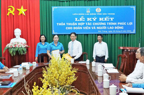 Sóc Trăng: Hợp tác vì phúc lợi đoàn viên - lao động
