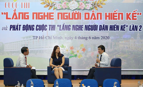 L&atilde;nh đạo TP HCM tr&acirc;n qu&yacute; từng &yacute; tưởng hiến kế - Ảnh 2.