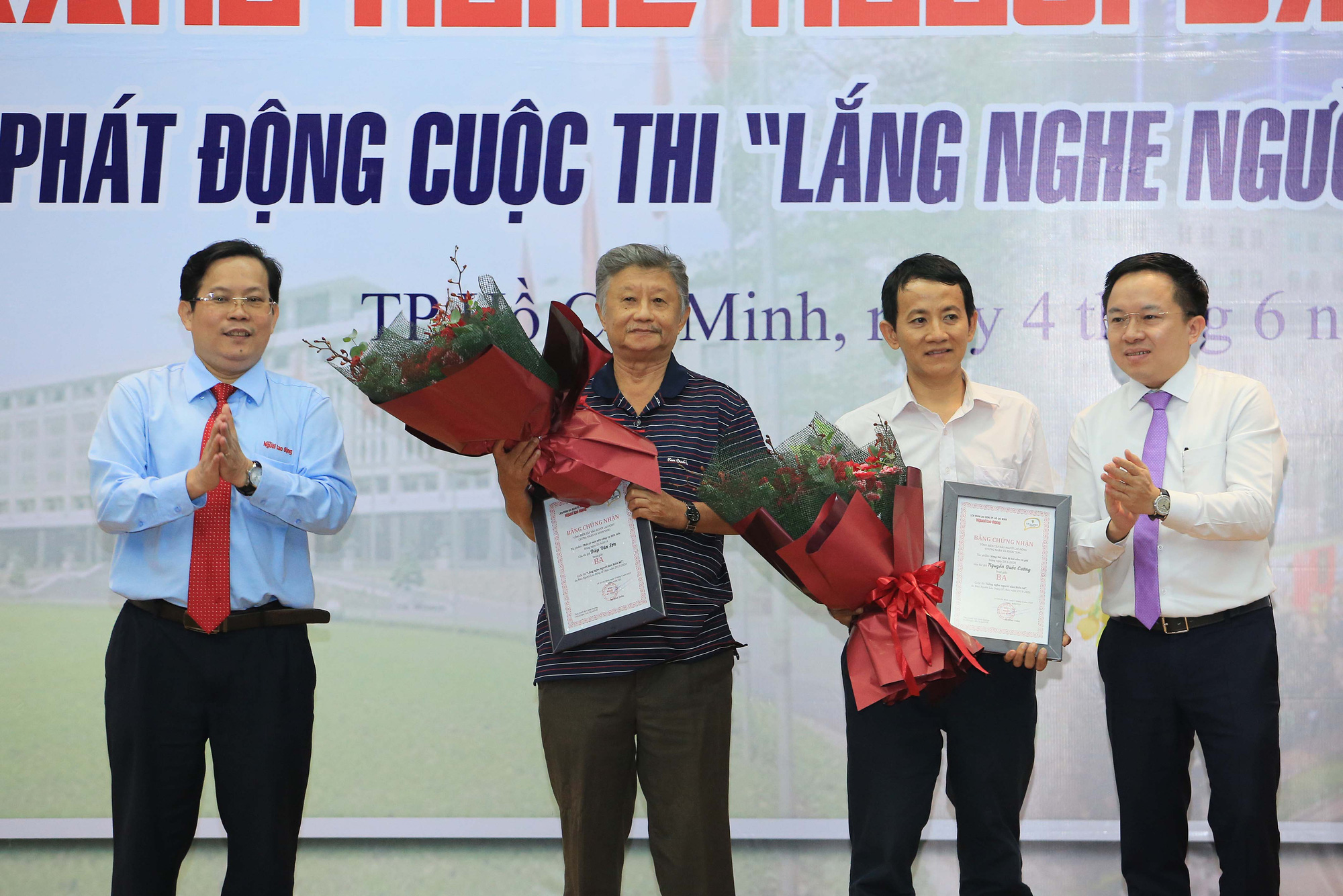 To&agrave;n cảnh lễ trao giải cuộc thi Lắng nghe người d&acirc;n hiến kế của B&aacute;o Người Lao Động - Ảnh 4.