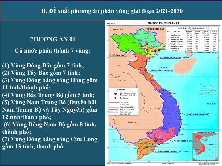 Đề xuất "nhập" Lâm Đồng, Long An, Bình Thuận vào vùng Đông Nam Bộ