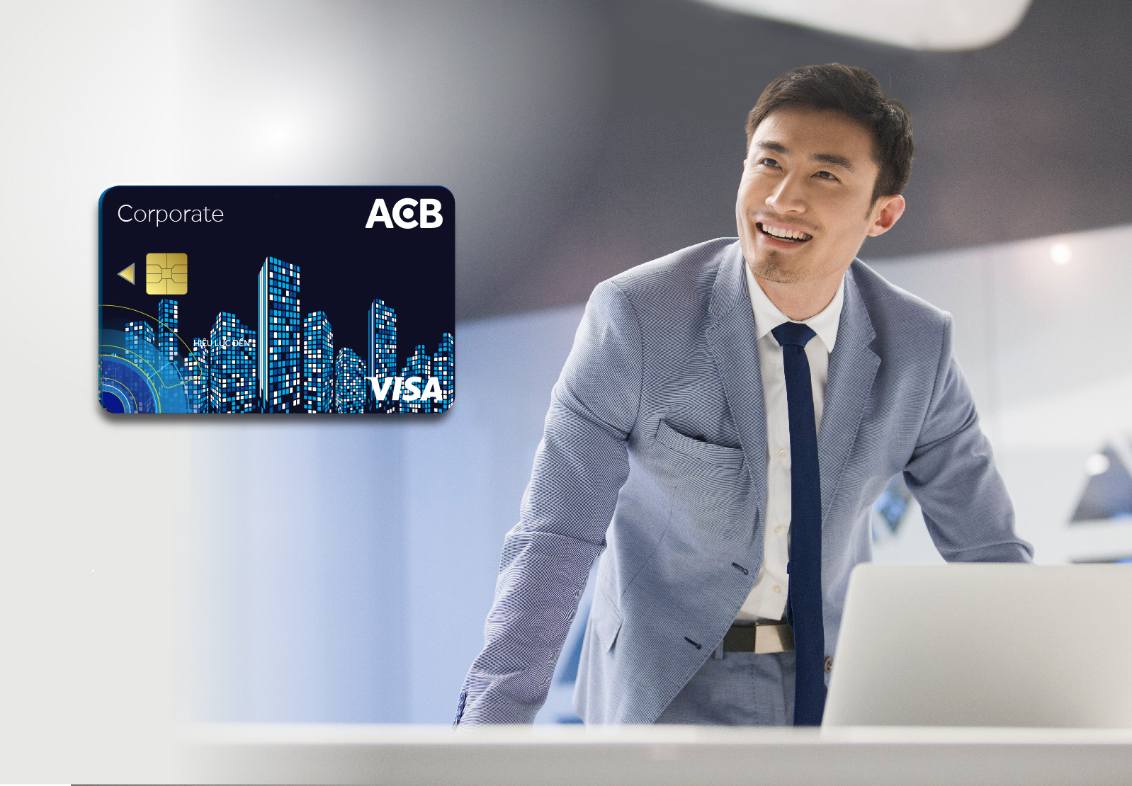 Thẻ t&iacute;n dụng doanh nghiệp ACB Visa Corporate ch&agrave;o s&acirc;n - Ảnh 1.