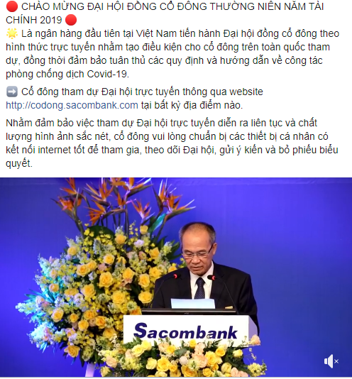 Cổ đ&ocirc;ng Sacombank lại truy vấn l&atilde;nh đạo về việc chia cổ tức - Ảnh 2.