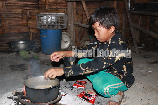 Thực hư chuyện 4 em nhỏ ăn cơm nguội với ve sầu
