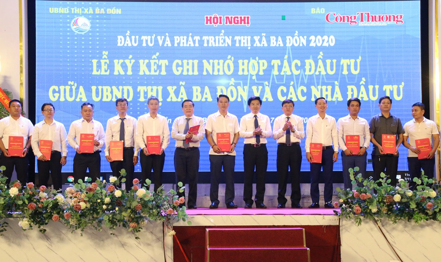 Quảng Bình: Ký cam kết đầu tư hơn 9.000 tỉ đồng vào thị xã Ba Đồn