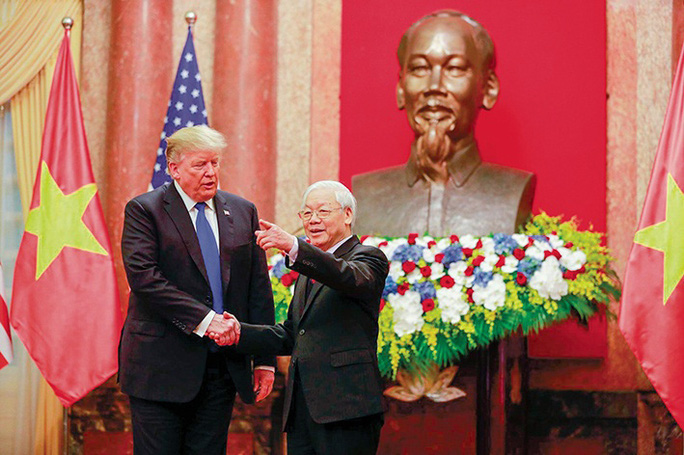 Tổng Bí thư, Chủ tịch nước và Tổng thống Donald Trump chúc mừng 25 năm quan hệ Việt - Mỹ