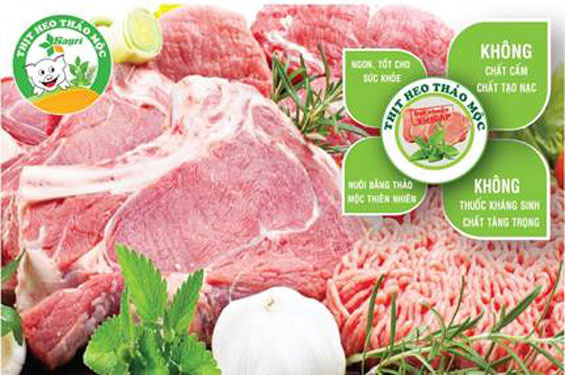 Thịt heo thảo mộc Sagri tốt cho sức khỏe