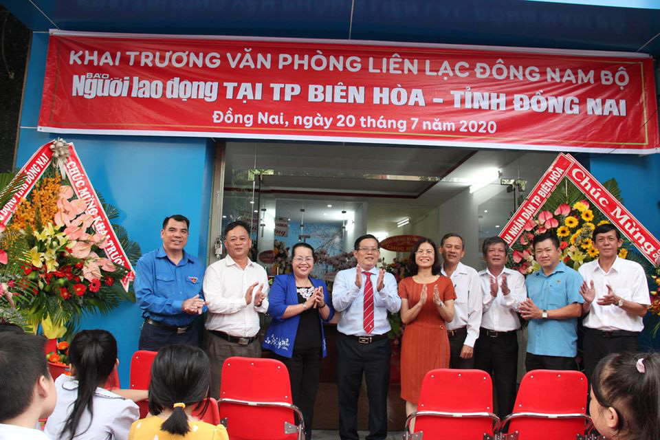Báo Người Lao Động ra mắt văn phòng liên lạc khu vực Đông Nam Bộ