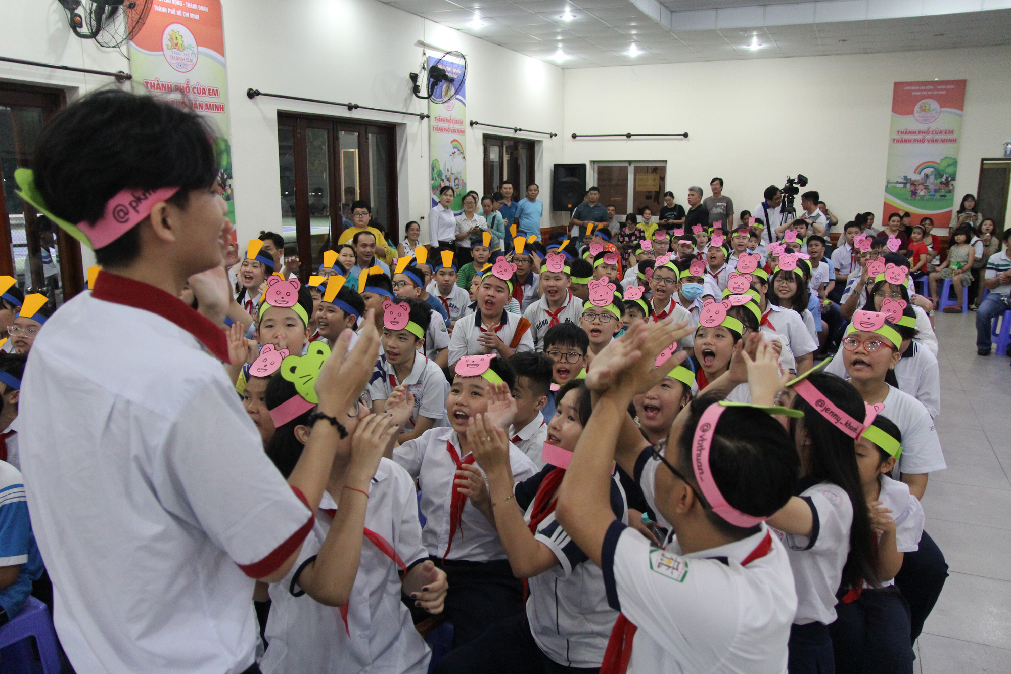 Thiếu nhi TP HCM hào hứng tham gia trại hè Thanh Đa