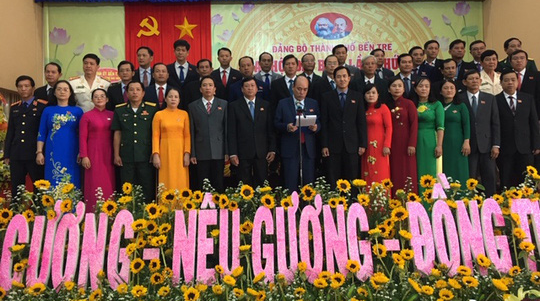 Ông Nguyễn Văn Tuấn tái đắc cử Bí thư Thành ủy Bến Tre