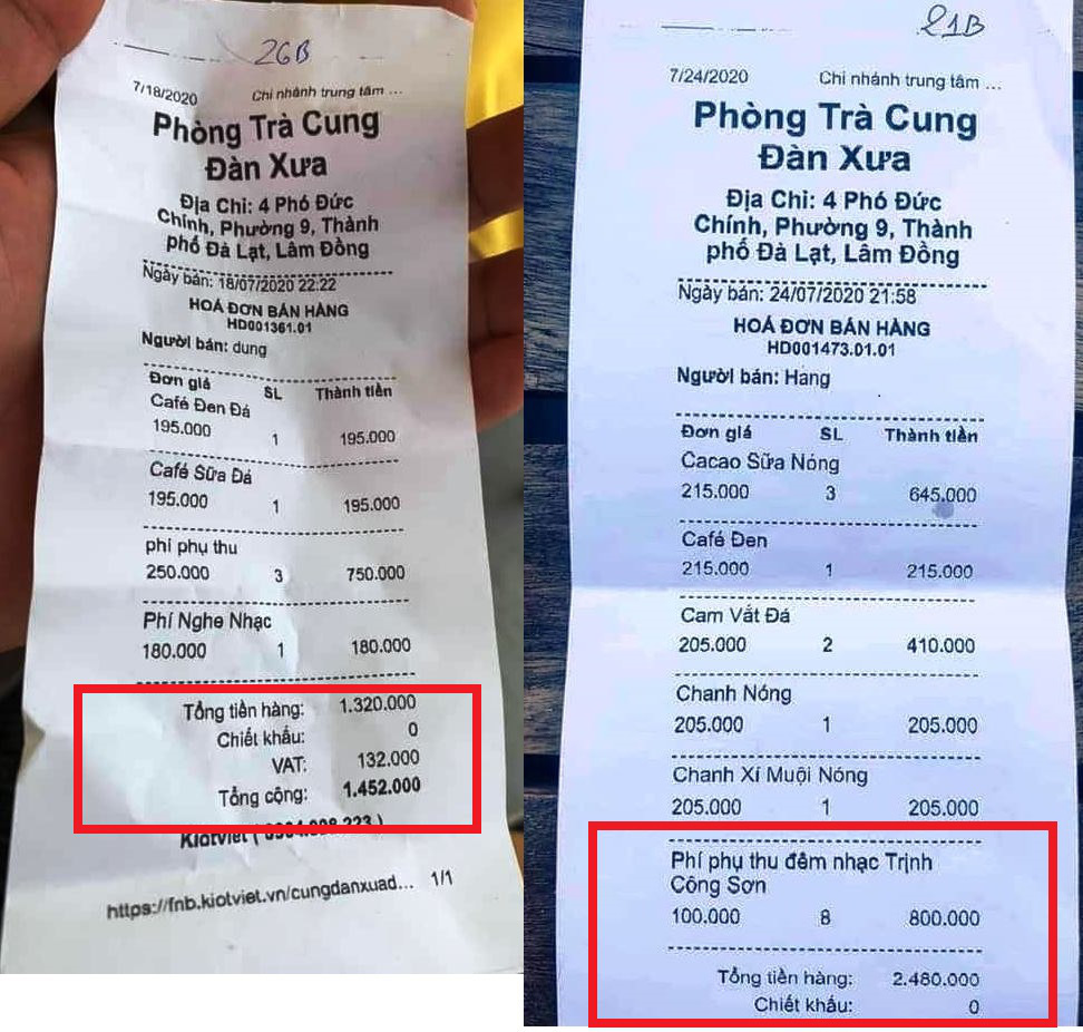 Kết quả kiểm tra phòng trà Cung Đàn Xưa ở Đà Lạt sau khi bị tố "chặt chém"