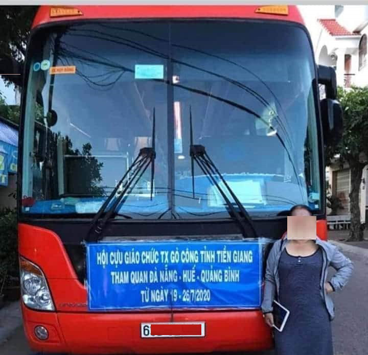 Tiền Giang: Cách ly tại nhà 60 người trong đoàn cựu giáo chức về từ Đà Nẵng - Ảnh 1.