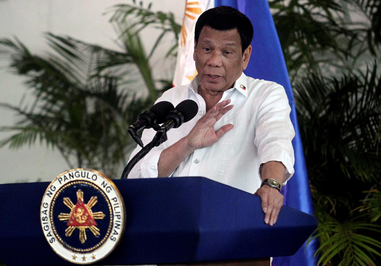Tổng thống Duterte nói về chiến tranh với Trung Quốc trên biển Đông