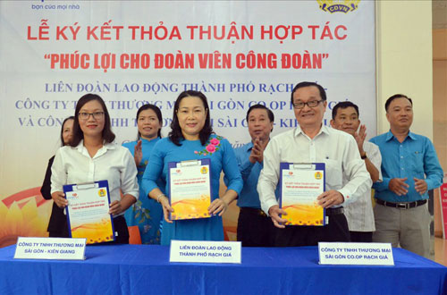 Đoàn viên - lao động hưởng lợi từ ký kết hợp tác
