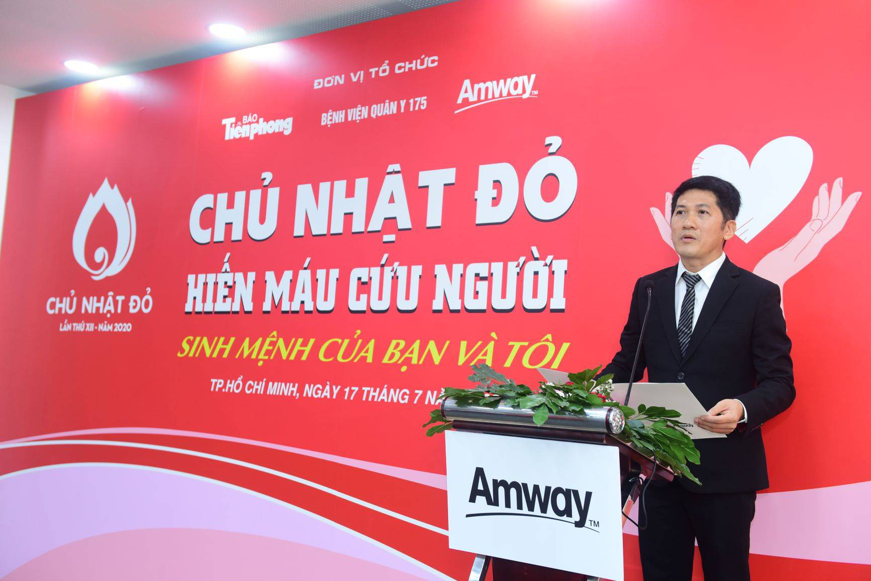 Amway Việt Nam lần đầu tham gia Ngày hội Hiến máu Chủ nhật đỏ