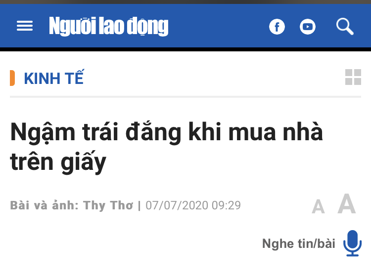 TP HCM: Đề nghị kiểm tra tình trạng lừa dối khách hàng mua nhà mà Báo Người Lao Động đã phản ánh