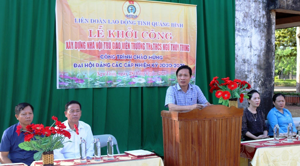 Quảng Bình: Xây nhà nội trú cho giáo viên vùng khó khăn