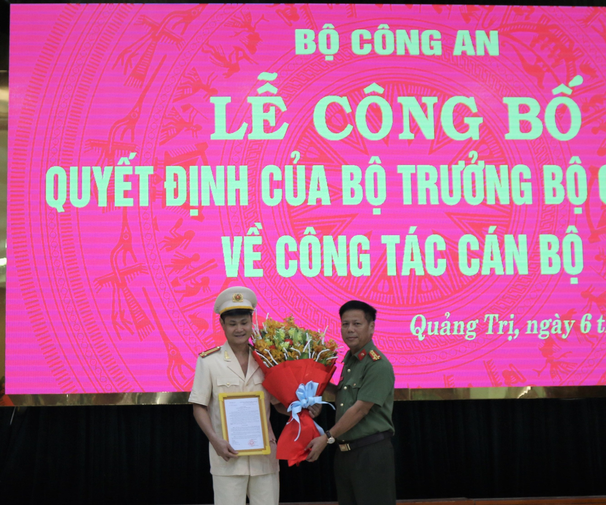 Quảng Trị có tân Phó Giám đốc Công an tỉnh 42 tuổi