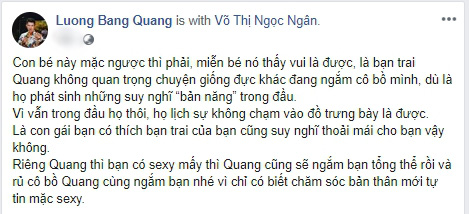 Lương Bằng Quang th&aacute;ch thức dư luận v&igrave; Ng&acirc;n 98 - Ảnh 2.