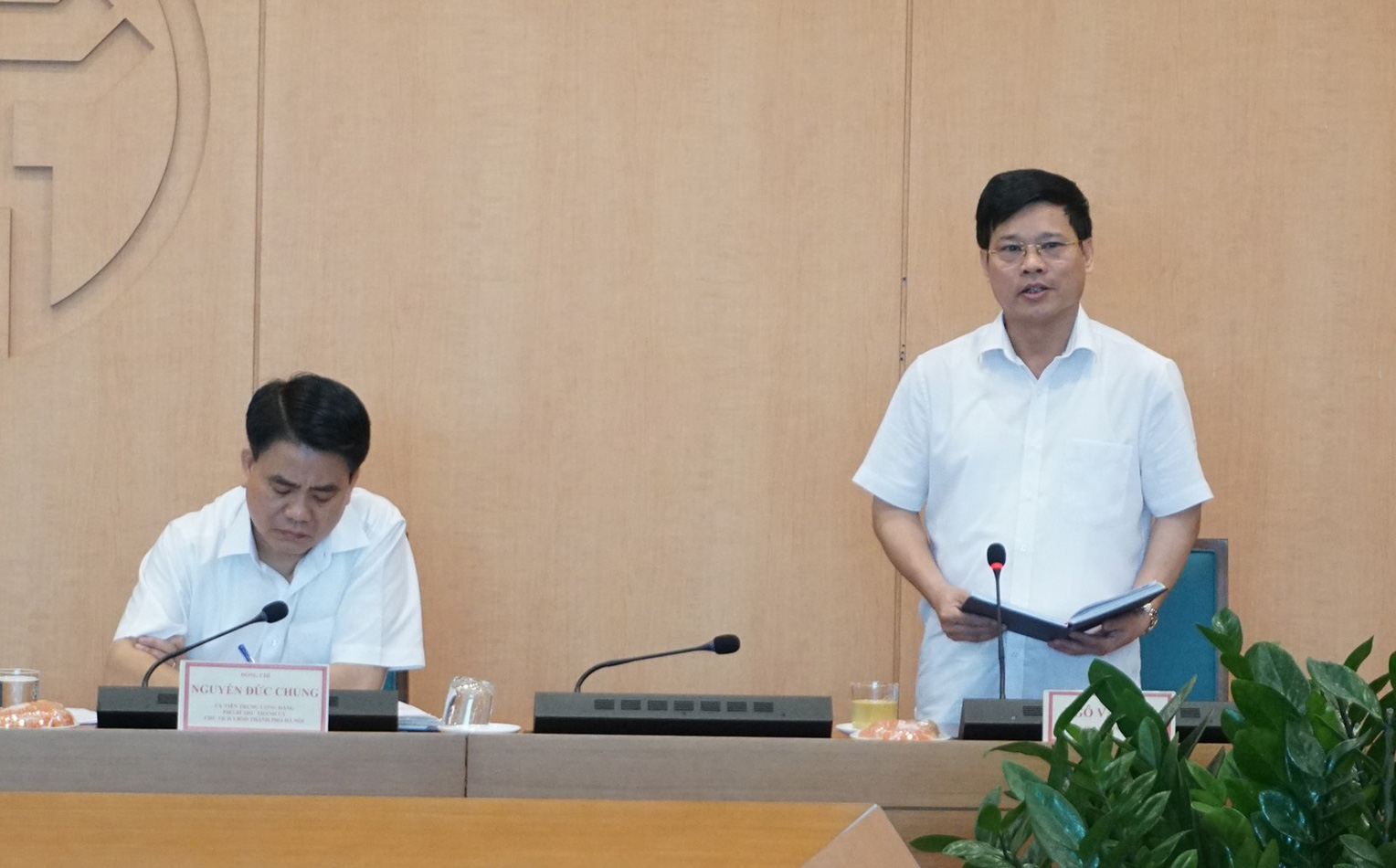 Ai thay ông Nguyễn Đức Chung chỉ đạo phòng chống dịch Covid-19 ở Hà Nội?