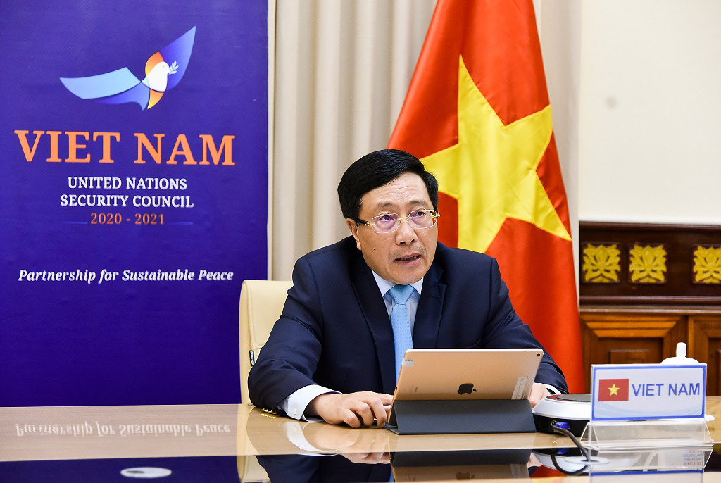Phó Thủ tướng dự thảo luận Hội đồng Bảo an LHQ về Covid-19 và hòa bình