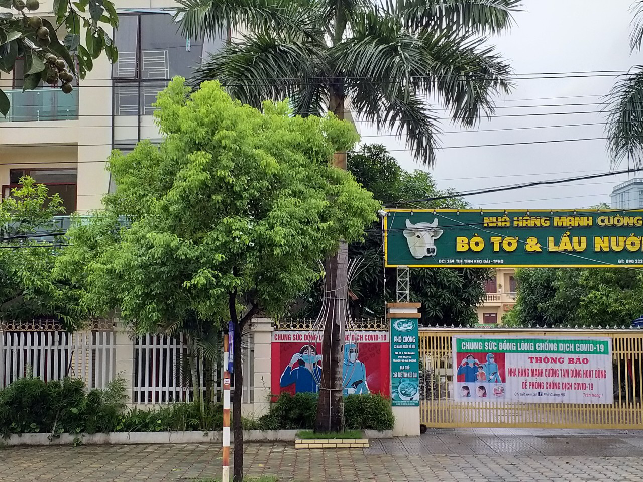 Hải Dương: Truy t&igrave;m những người đến nh&agrave; h&agrave;ng Thế giới b&ograve; tươi c&oacute; 3 ca Covid-19 - Ảnh 4.