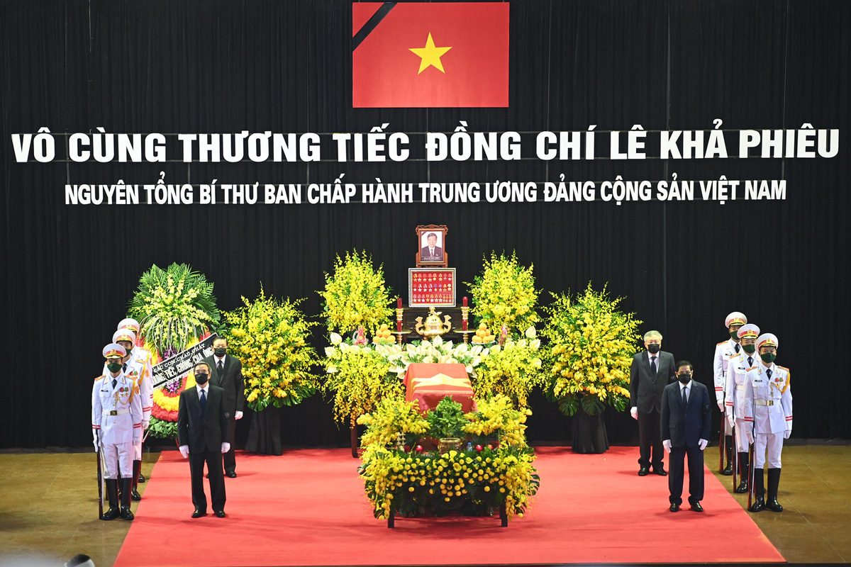 Lễ truy điệu và Lễ an táng nguyên Tổng Bí thư Lê Khả Phiêu