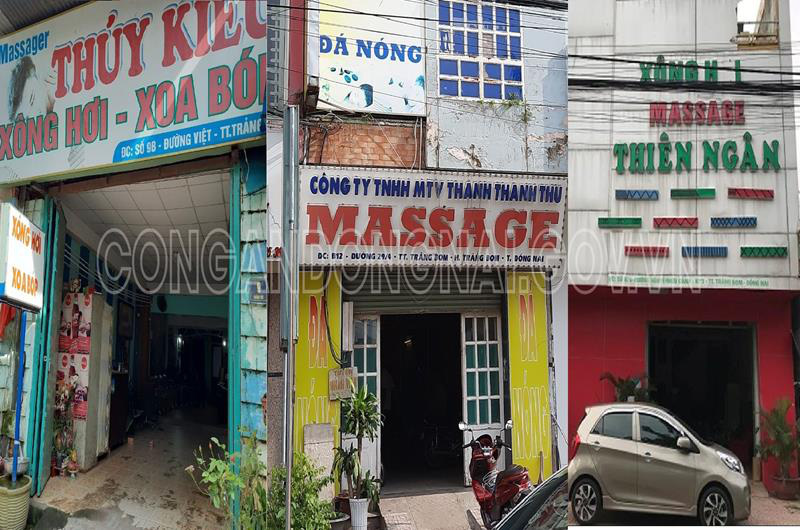 Đồng Nai: Bất ngờ kiểm tra, cùng lúc phát hiện 3 cơ sở massage "tắm tiên"